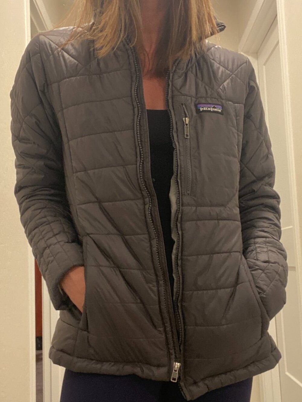 Patagonia Nano Puff Jacket XSGray Lightweight Insulated Coat FREE ITEM ELIGIBLE! - Picture 3 of 12